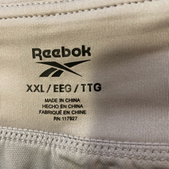 Reebok Marathon Vector Gray Athletic Shorts XXL - Picture 6 of 12